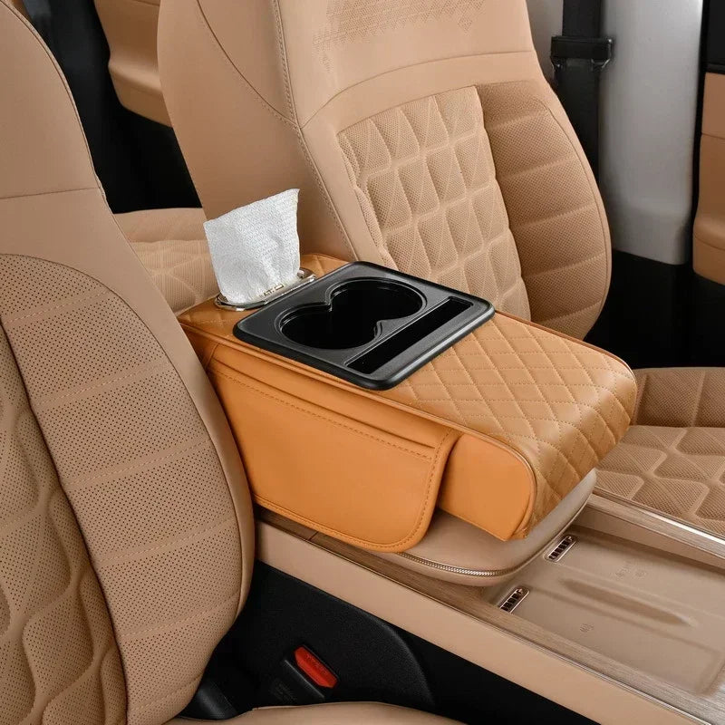 Luxury Vehicle Armrest Pad with Storage Compartment