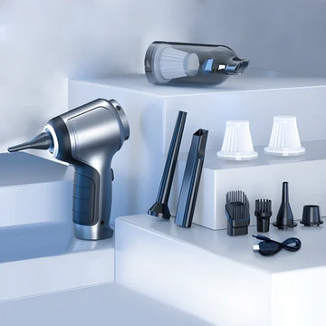 Portable Car Vacuum Cleaner and Air Duster