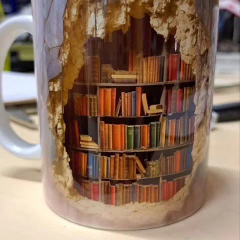 Novelty Book Lover Coffee Mug
