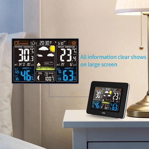 Wireless Home Weather Forecast Station Indoor Outdoor Monitor