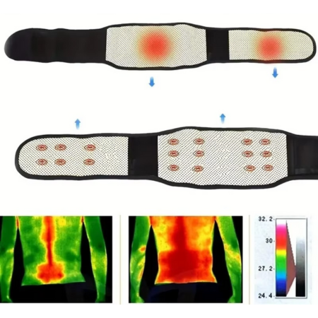 Flexible Warm Magnetic Back Support Wrap