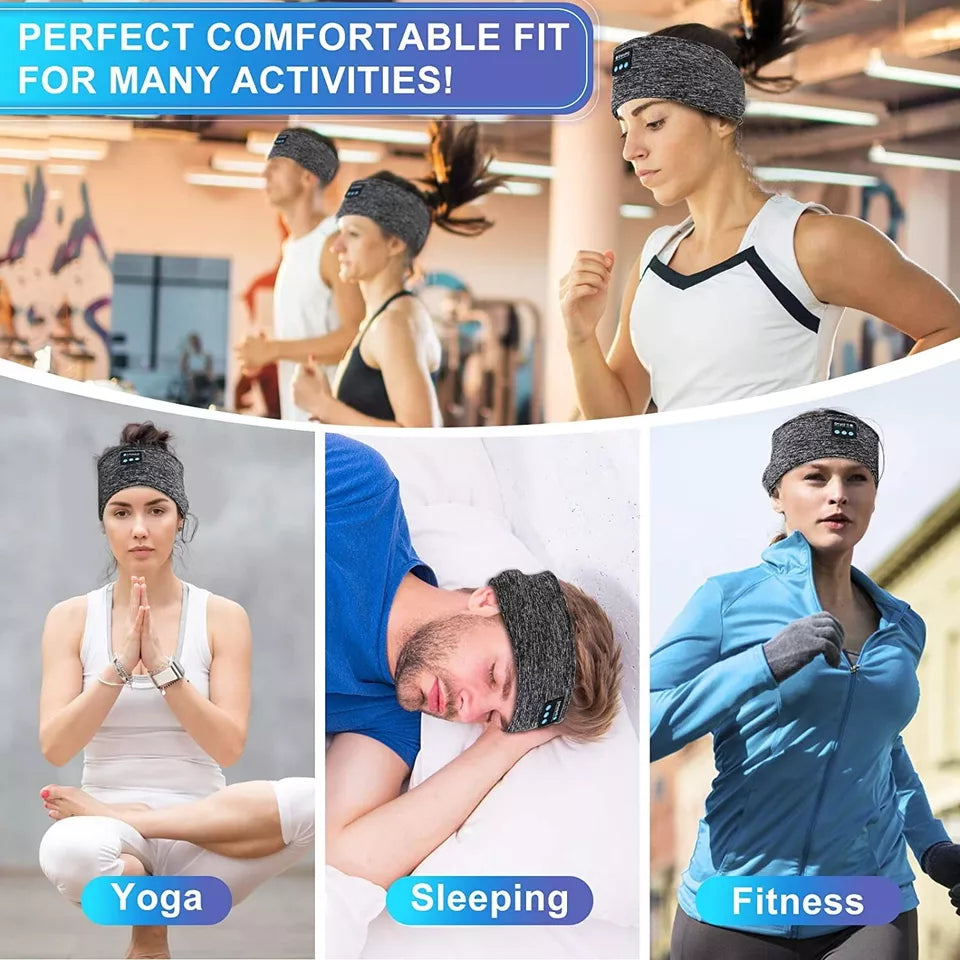 Comfortable Sleep Sports Headband Headphones