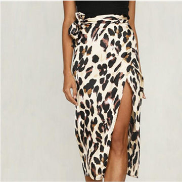 Animal Print Mini Skirt