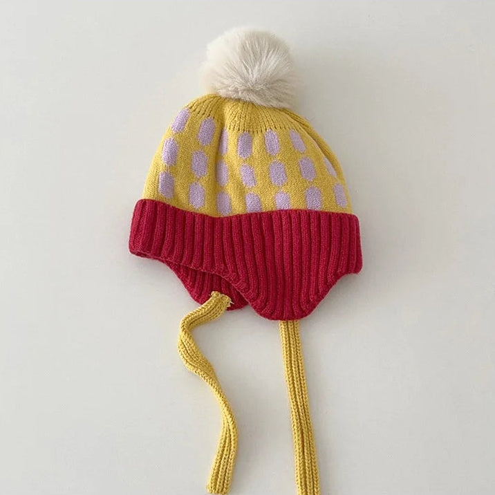 Warm Kids Winter Earflap Beanie Cap