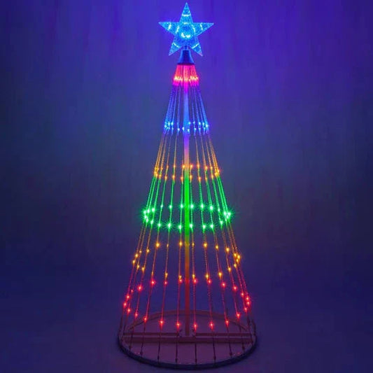 Colorful Animated Outdoor Christmas Tree String Lights - Hehif