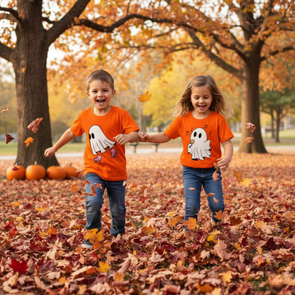 Fun Halloween Graphic Tee for Kids