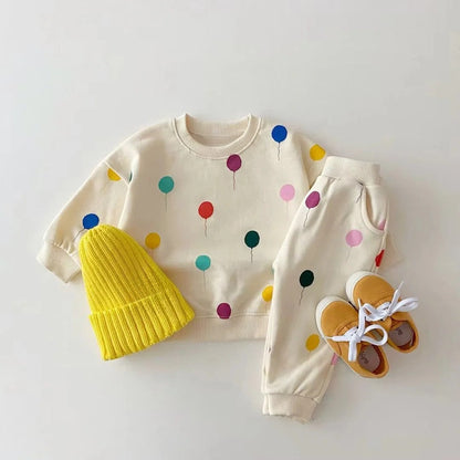 Soft Hoodie and Pant Set for Baby and Toddler