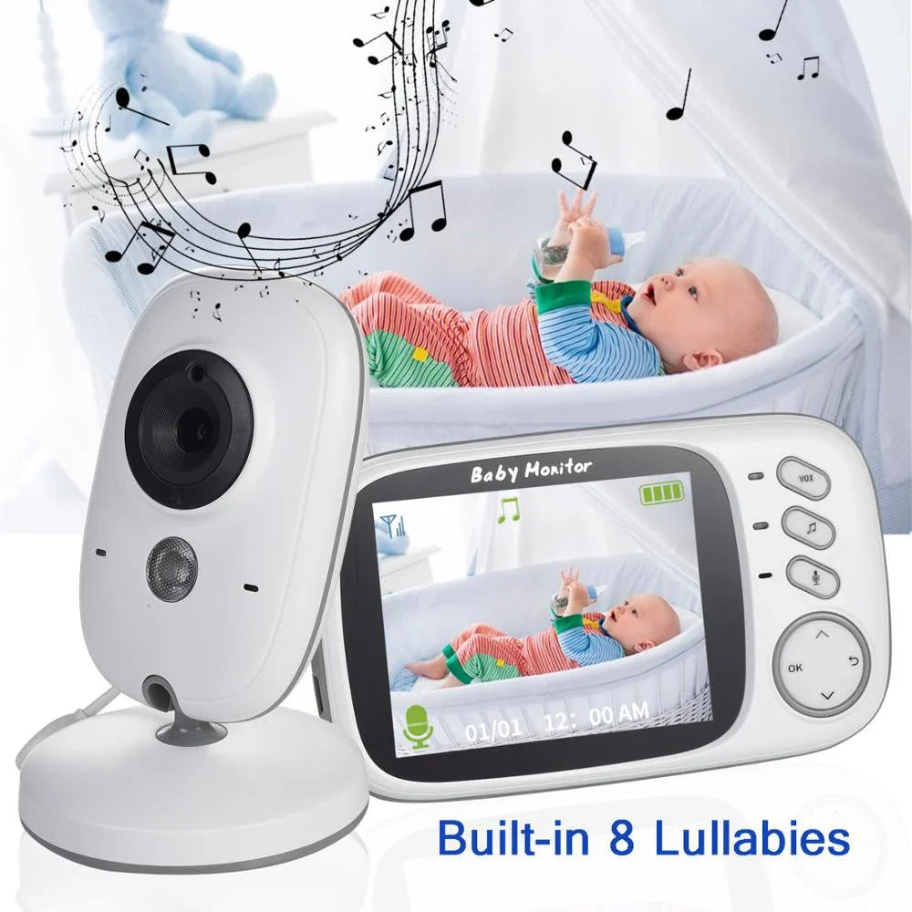 Digital Baby Monitor with Two Way Audio & Room Temperature - Hehif