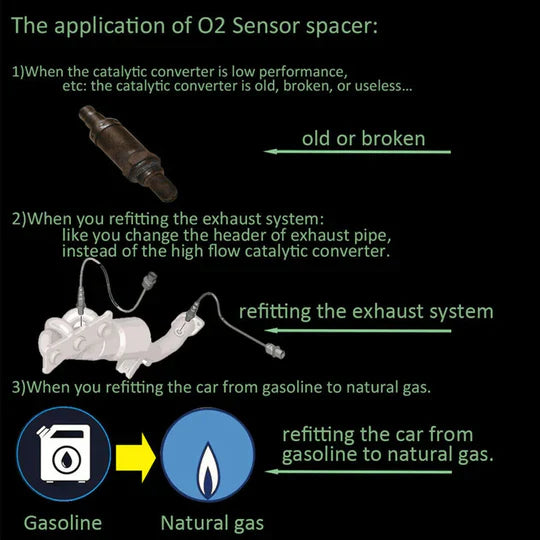 Universal Car O2 Sensor Adapter Fix CEL Code Reader
