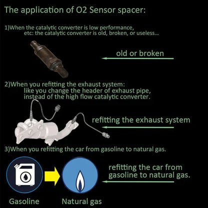 Universal Car O2 Sensor Adapter Fix CEL Code Reader