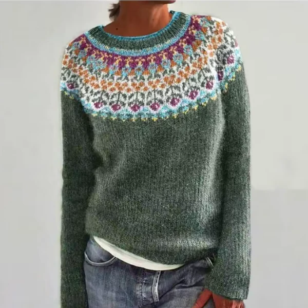 Cozy Holiday Crew Neck Sweater