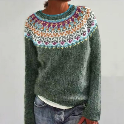 Cozy Holiday Crew Neck Sweater