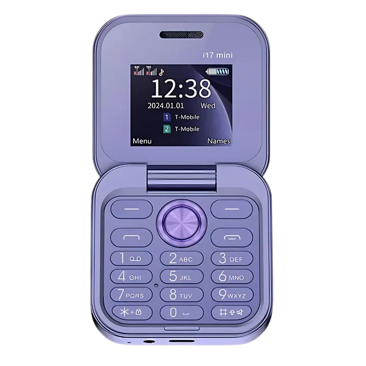 Compact Dual Sim Flip Mobile Phone