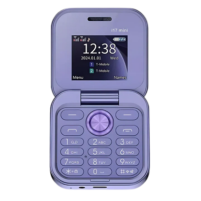 Compact Dual Sim Flip Mobile Phone