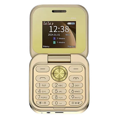 Compact Dual Sim Flip Mobile Phone