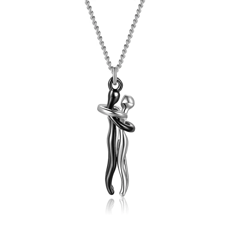 Lovely Embrace Pendant Necklace - Hehif
