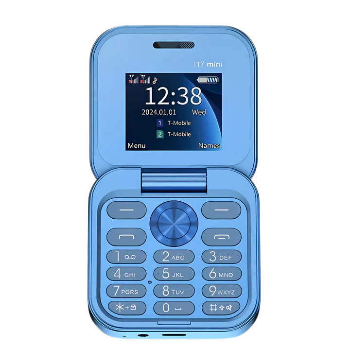 Compact Dual Sim Flip Mobile Phone