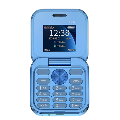 Compact Dual Sim Flip Mobile Phone