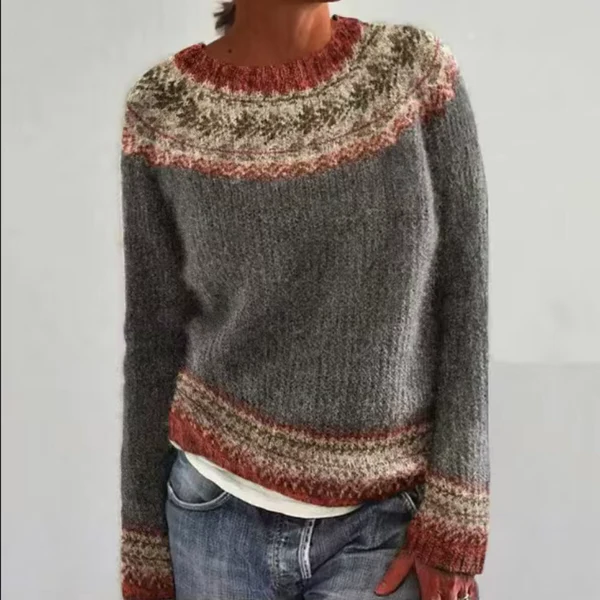 Cozy Holiday Crew Neck Sweater