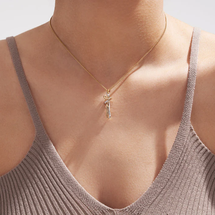 Lovely Embrace Pendant Necklace
