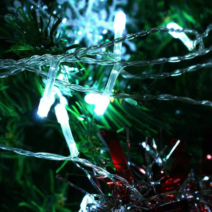 Festive Holiday Fairy Lights Curtain