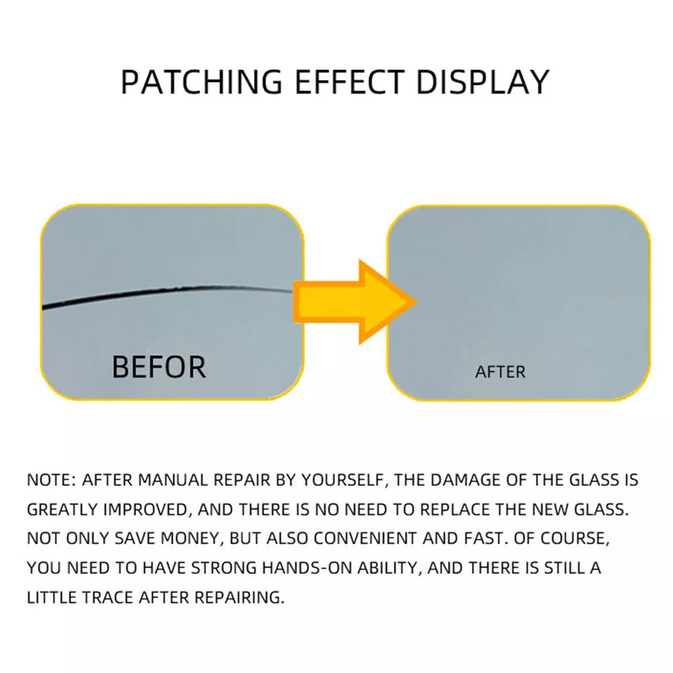Strong Glass Crack Repair Kit
