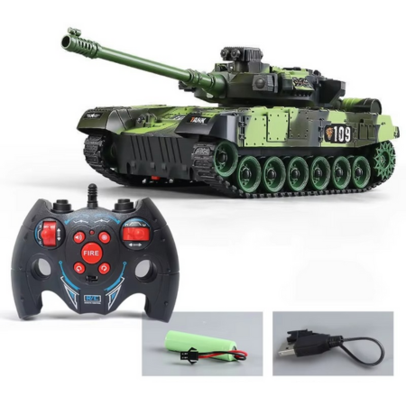 Big Remote Control Battle Tank Toy for Boys
