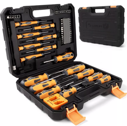 Professional Screwdriver Kit with Storage Box - Hehif