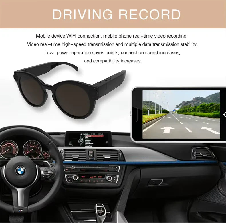 Sports Glasses Camera 1080P HD Video Recorder