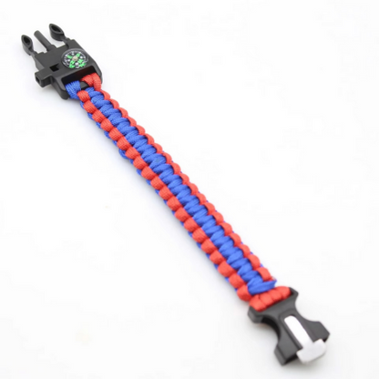 Tactical Survival Paracord Bracelet with Fire Starter