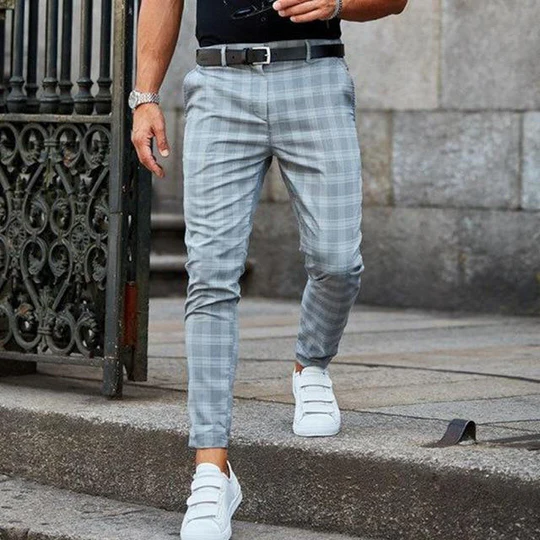 Classic Plaid Trousers