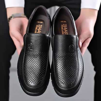 Authentic Leather Mens Comfort Shoes