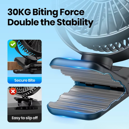 Compact Personal USB Desk Fan with Silent Motor