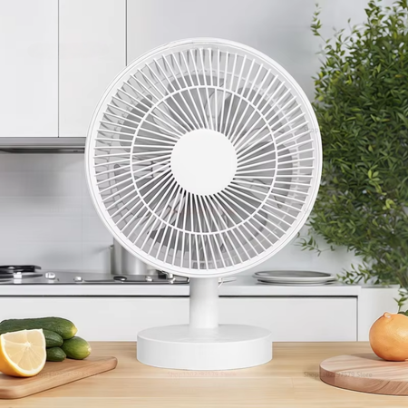 Compact USB Office Fan with Adjustable Speed - Hehif