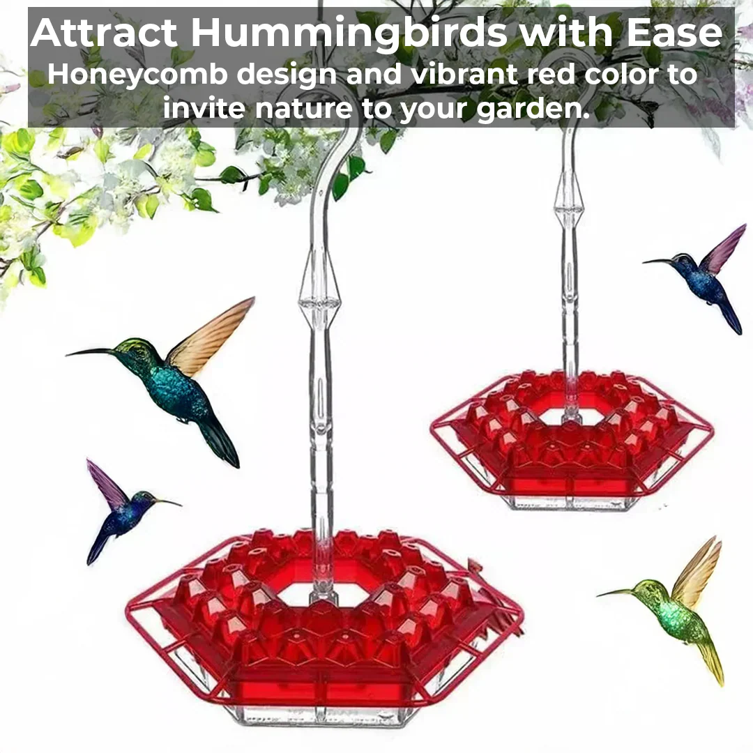 Squirrel-Proof Bird Feeder with 30 Pest-Resistant Holes
