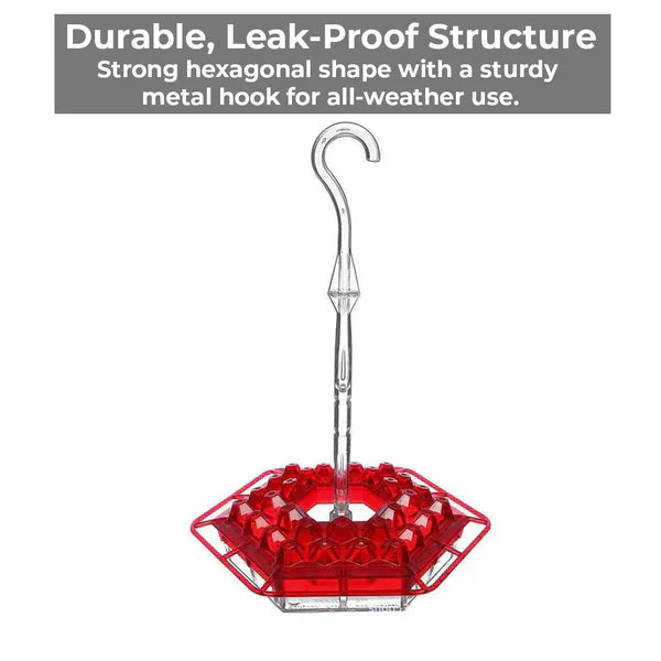 Squirrel-Proof Bird Feeder with 30 Pest-Resistant Holes