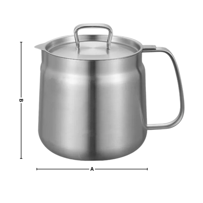 Large Double Layer Stainless Steel Fryer Pot