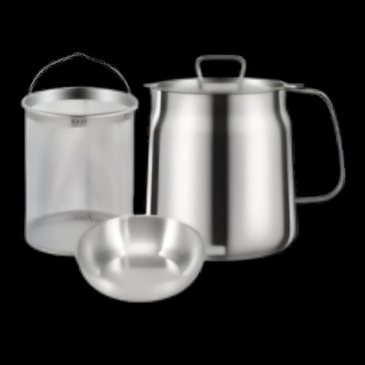 Large Double Layer Stainless Steel Fryer Pot - Hehif