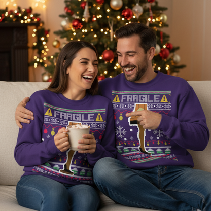 Quirky Leg Lamp Ugly Christmas Sweater