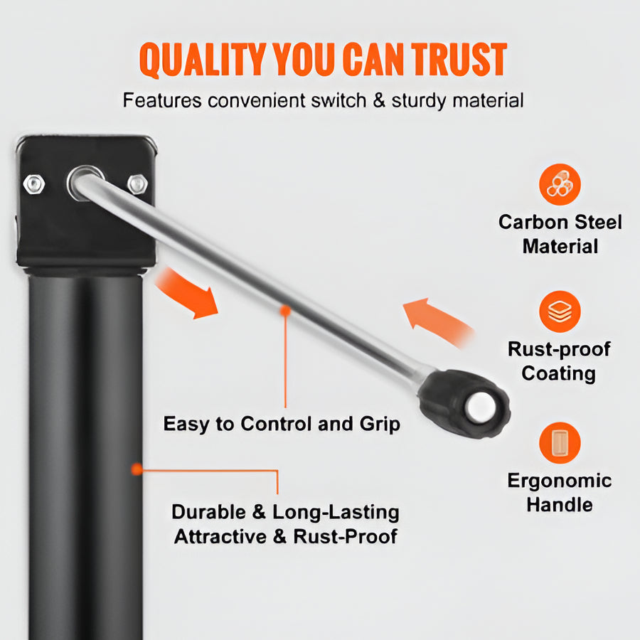 Strong Steel Trailer Jack 5000lb Lift Capacity