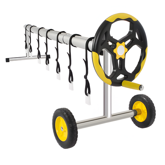 Easy Roll Up Pool Solar Blanket Reel System - Hehif