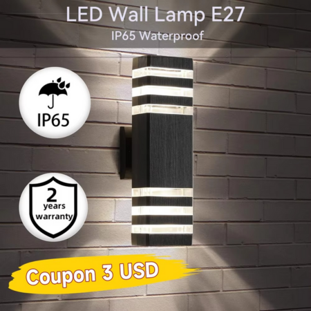 Stylish Exterior LED Porch Light for Home Entrance