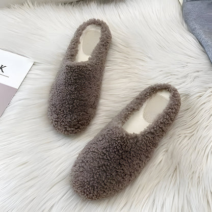 Warm Fuzzy Sheepskin Women's Winter Slippers