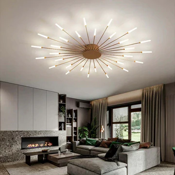 Sleek Ceiling Light Fixture for Living Room