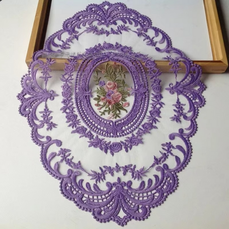 Beautiful Floral Round Tablecloth with Napkins and Coasters