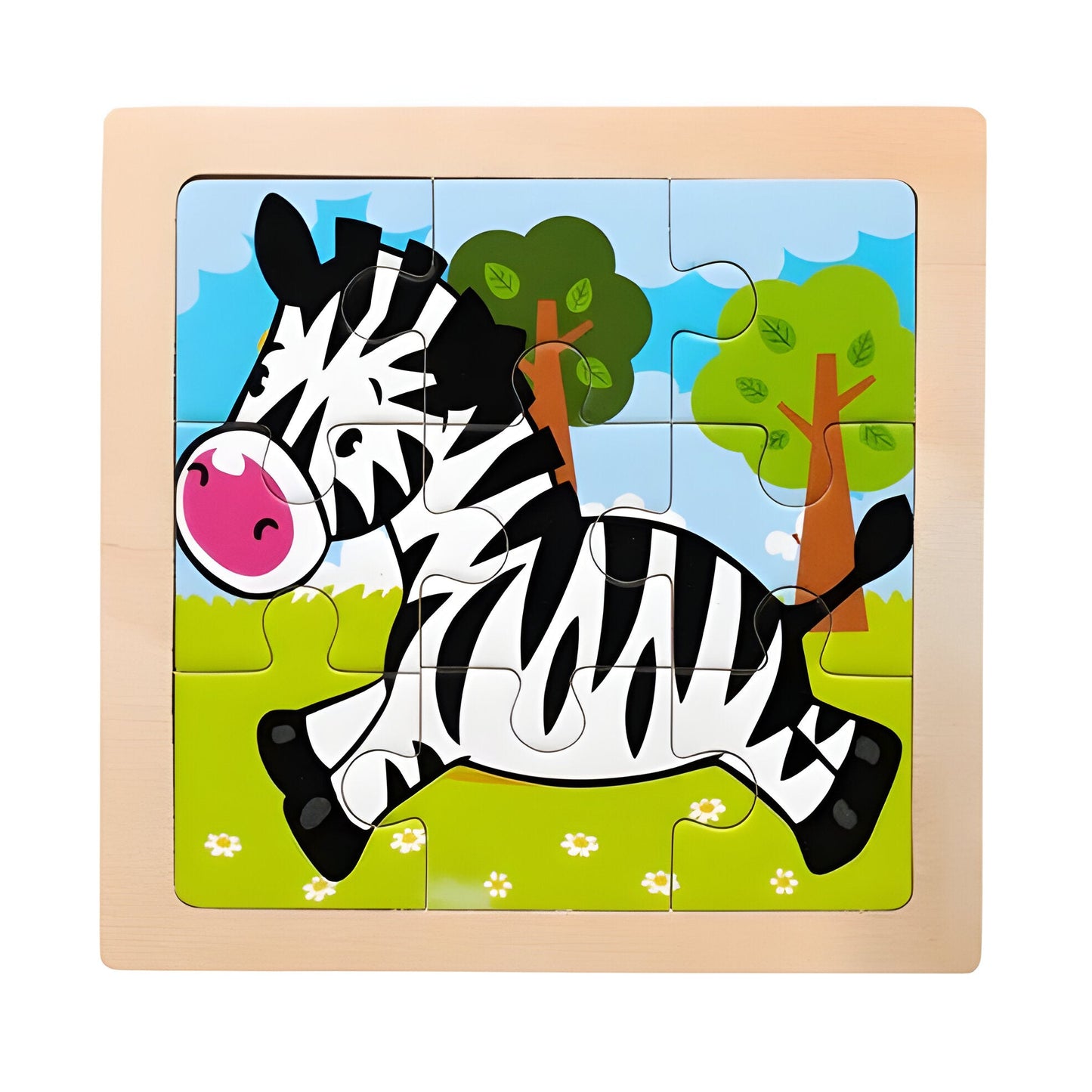 Educational Wooden Shape Sorting Toy for Kids