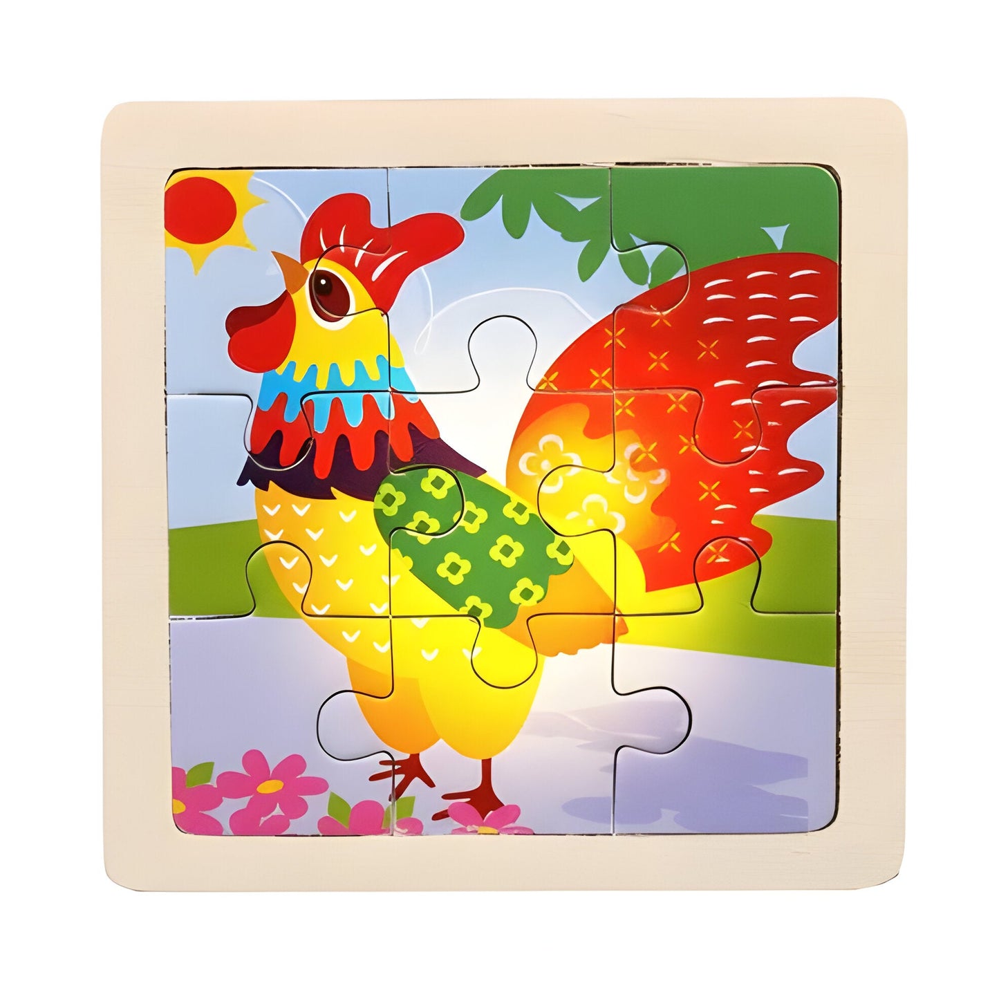 Educational Wooden Shape Sorting Toy for Kids