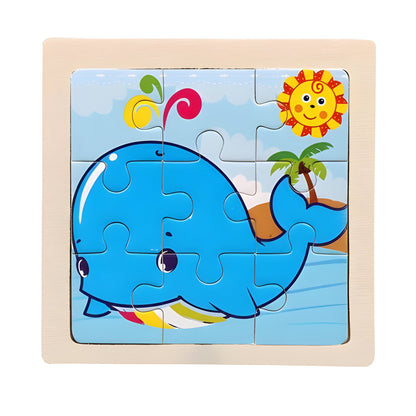 Educational Wooden Shape Sorting Toy for Kids
