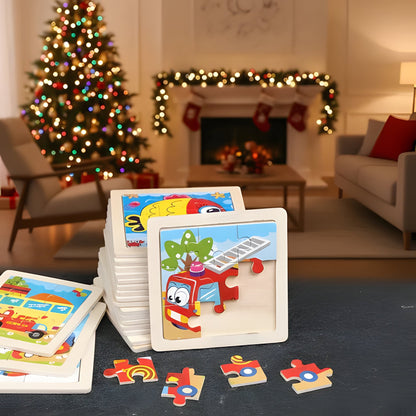 Educational Wooden Shape Sorting Toy for Kids