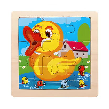 Educational Wooden Shape Sorting Toy for Kids
